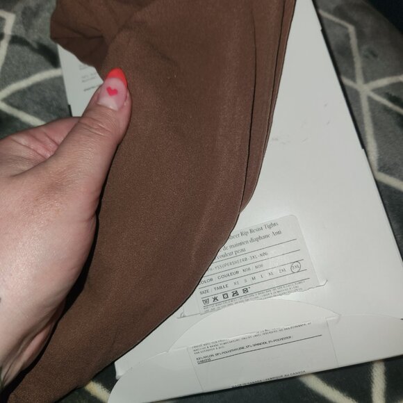 Sheertex nude control top sheer RIP RESIST new w box - Picture 2 of 3